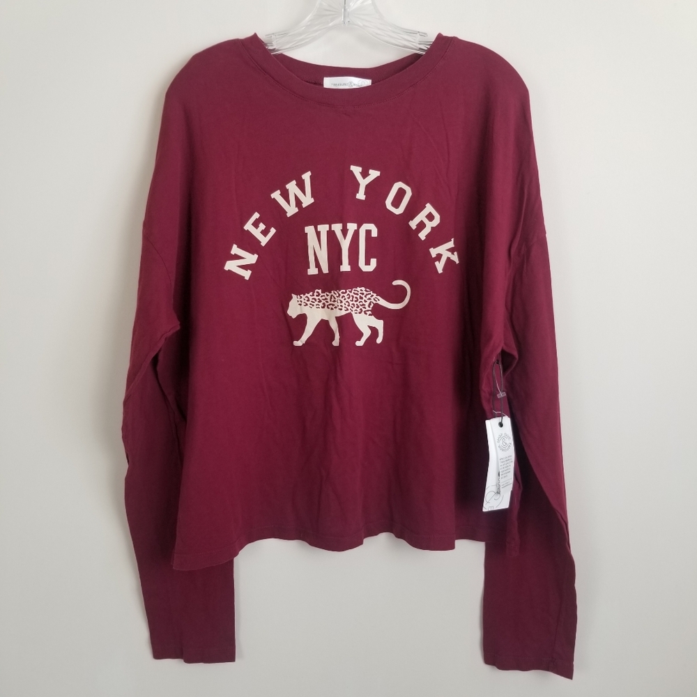 Treasure & Bond NYC Long Sleeve Shirt Large NWT